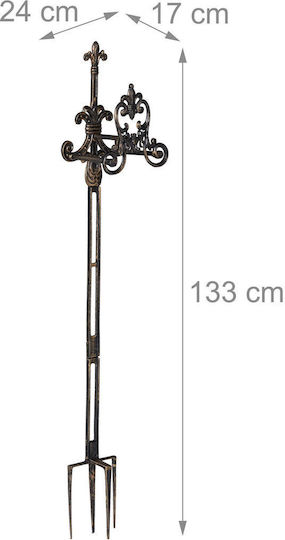 Relaxdays Cast Iron Hose Holder