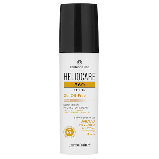 Cantabria labs Heliocare 360 Color Oil-Free Αντηλιακό Gel Σώματος SPF50 με Χρώμα Pearl 50ml
