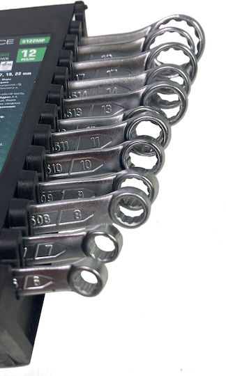 Rockforce Combination Wrench Set 12el 6-22mm