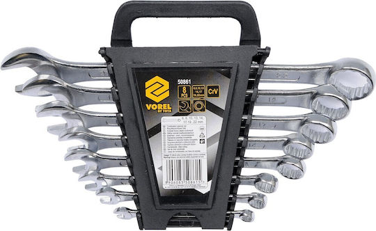 Vorel Set Deutsch Polygon mit Größe von 6mm bis 22mm 8Stück
