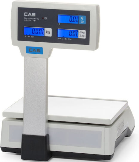 CAS Cântar Electronic Comercial Cu Capacitate De Cântărire 15kg