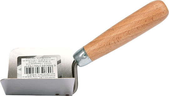Vorel Σπάτουλα Γωνιών Inox 80x60mm με Ξύλινη Λαβή 06150