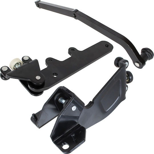 Fiat Doblo 2010 Right Sliding Side Door Trolley Bottom + Middle + Up 3 Pcs Set