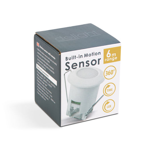 Alista Home Senzor de Mișcare cu Fir 360° Rază de Acțiune 6m