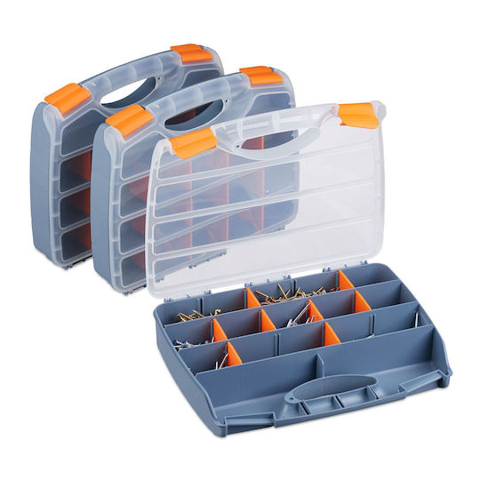 Relaxdays Relaxdays Werkzeugkoffer-Organisatoren Orange