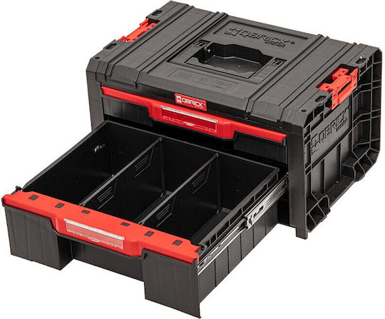 Qbrick Pro Εργαλειοθήκη Χειρός Πλαστική 2τμχ