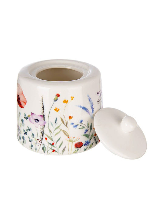 Orion Serving Sugar Bowl Made of White Porcelain
