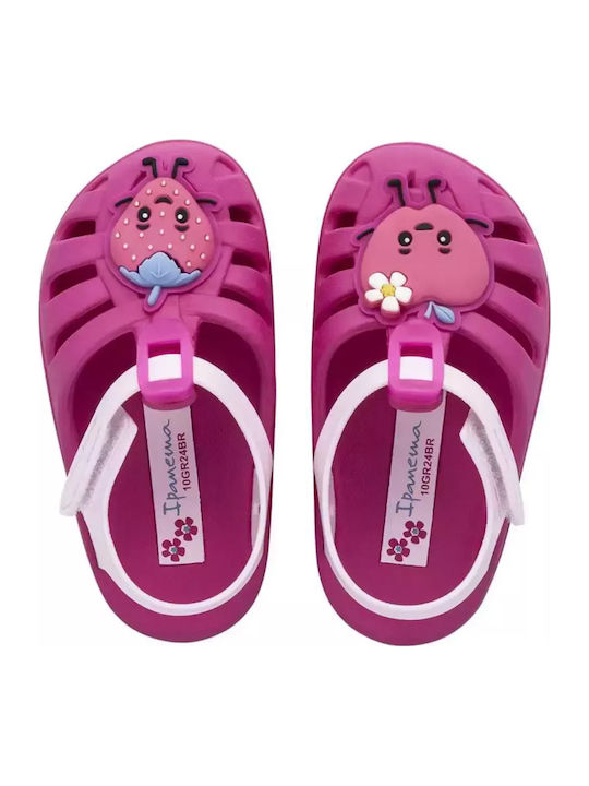 Summer Children's Beach Shoes Fuchsia