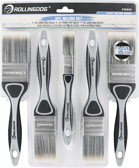 Rollingdog Bt1000 Brush Set 20 40 40 50 50mm Polyester Professional Series
