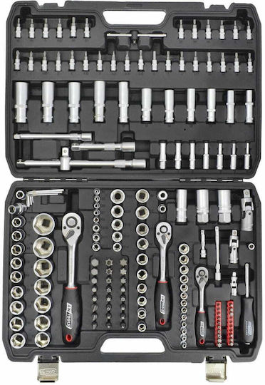 AWTools Ratschen- & Steckschlüssel-Sets 1\2" & 1\4" & 3\8" 173Stück