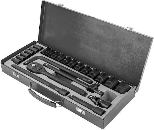 Rockforce Комплект От 20 Части Гедоре 1/2" 8-32мм