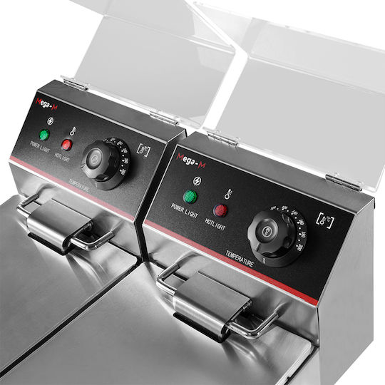 Mega-M Electric Fryer 4kW Capacity 4lt 13.5x21x12cm