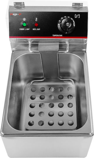 Mega-M Ηλεκτρική Φριτέζα 3kW Χωρητικότητας 6lt 18.5x24x10cm
