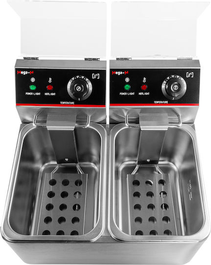 Mega-M Electric Fryer 4kW Capacity 4lt 13.5x21x12cm