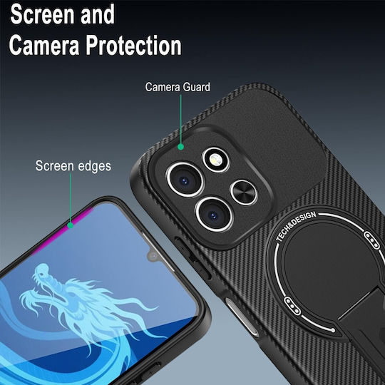 Enkay Back Cover Σιλικόνης Μαύρο (Redmi 15C 4G)