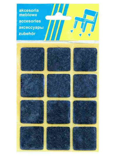 Möbelschutz Filz Quadratisch mit Aufkleber 28x28mm 12 Stück