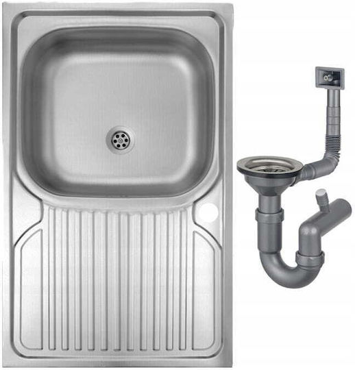 Deante Drop-In Inox М80xШ50см Сива Deante Drop-In Inox М80xШ50см Сива