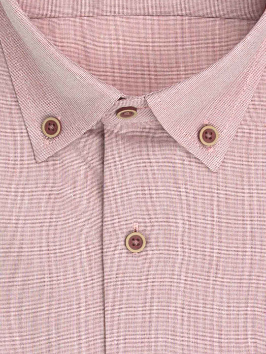 Long Sleeve Shirt in Regular Fit Pink