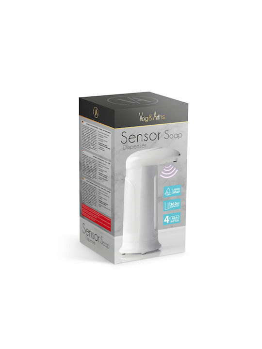 Alista Home Spender Kunststoff mit Automatischem Dispenser Weiß 360ml