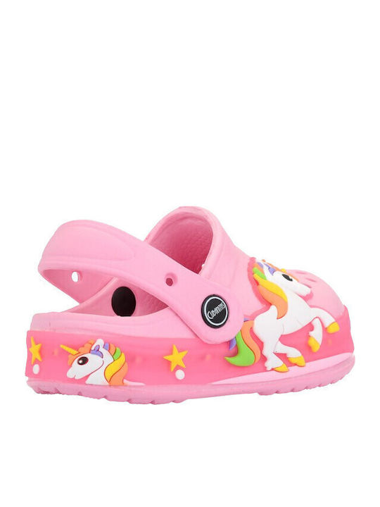 Kids Beach Clogs Fuchsia
