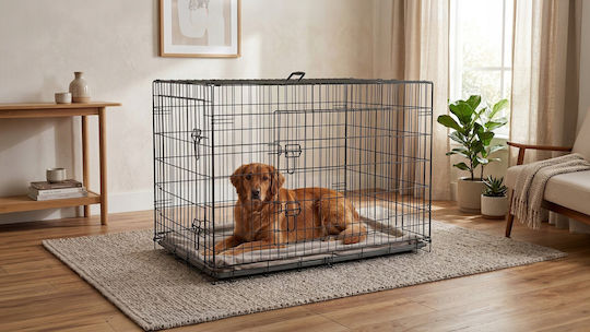 Rebel Dog Wire Cage 107x71x78cm