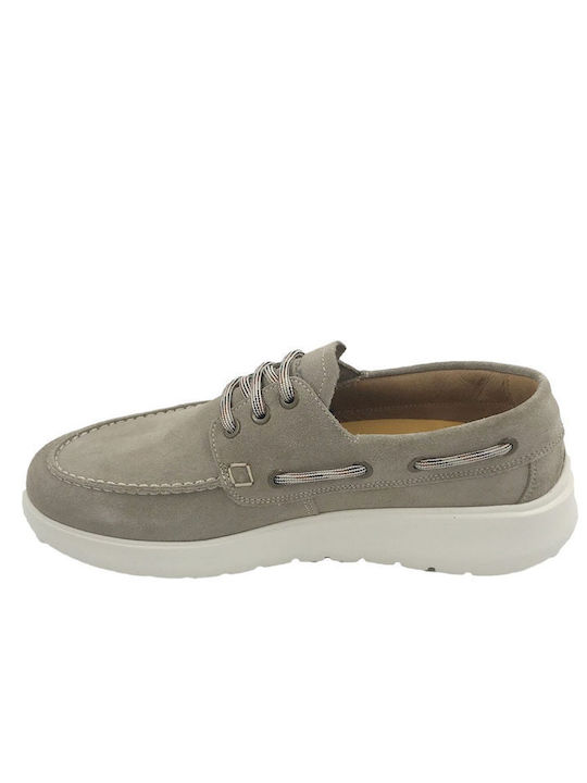 Δερμάτινα Ανδρικά Loafers σε Μπεζ Χρώμα