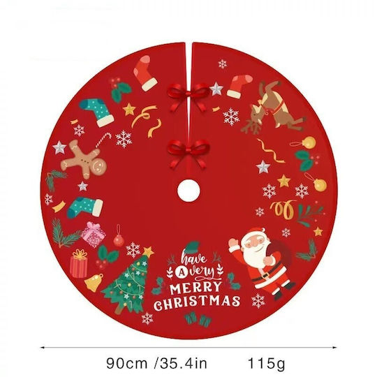 Covoraș Textil De Crăciun Φ90cm