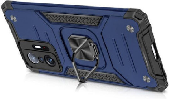 Armor Ringstand Back Cover Πλαστικό Μπλε (Redmi Note 11 / 11S 4G)