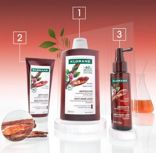 Klorane Quinine Шампоан Против Косопад 2x40ml