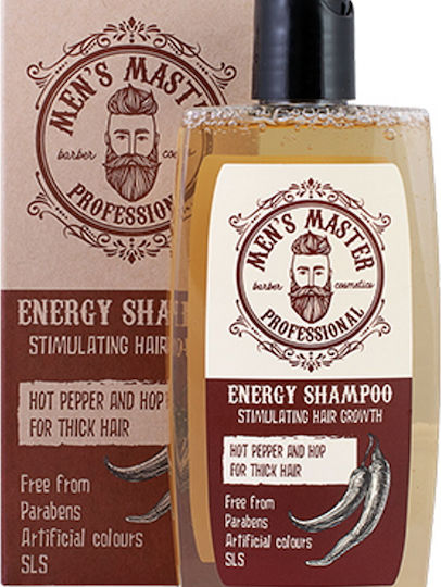 Rosa Impex Men's Master Energy Shampoos gegen Haarausfall für Alle Haartypen 260ml
