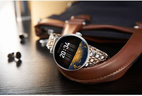 Smartwatch Gravity Gt26-5 1.27" 2 Straps Silver Gold Black