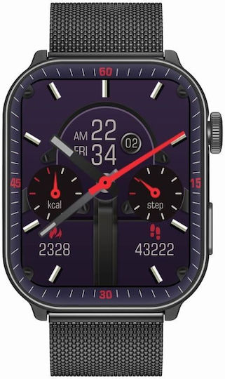 Unisex Smartwatch Gravity Gt28-4 Bluetooth Anrufe Zusätzlicher Armband SG037d