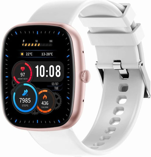 Gravity Gt18-2 Smartwatch Rose Gold + 2 Straps
