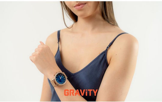 Gravity Smartwatch Rose Gold Strap Bracelet Gt5-8