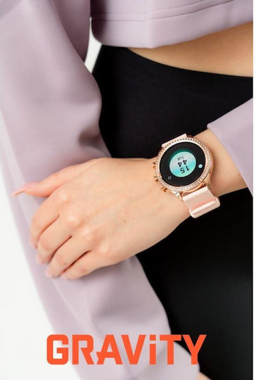 Gravity Smartwatch Curea Milanese Rose Gold