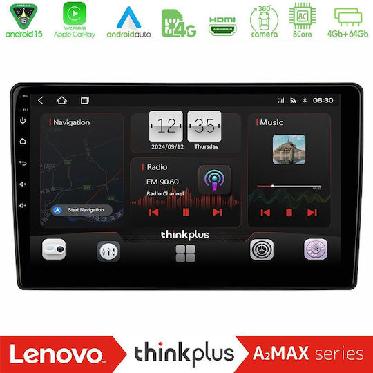 Lenovo Ηχοσύστημα Αυτοκινήτου για Honda FR-V 2004-2009 (Bluetooth/USB/AUX/WiFi/GPS/Apple-Carplay/Android-Auto) με Οθόνη Αφής 10"