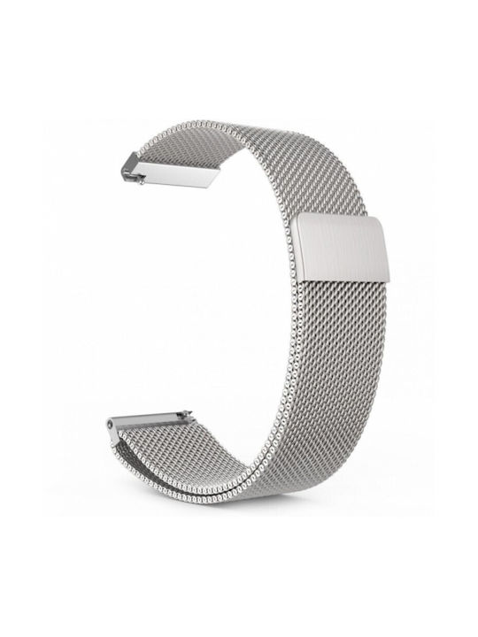 Milanese Μεταλλικό Λουράκι Μαγνητικό Κλείσιμο Huawei Watch Gt 6 41mm Silver Milanese Μεταλλικό Λουράκι Μαγνητικό Κλείσιμο Huawei Watch Gt 6 41mm Silver