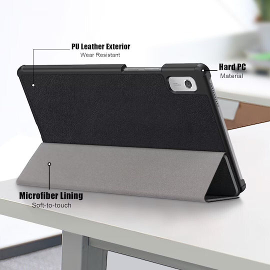 3-Folding Flip Cover Black Lenovo Tab M9