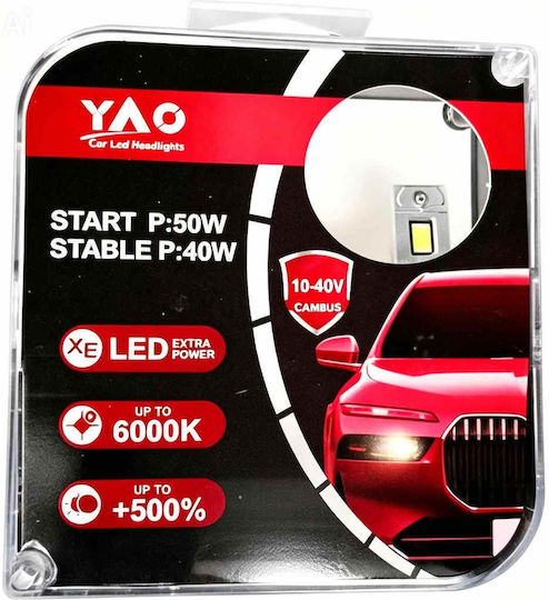 Mover Samsung Λάμπες Αυτοκινήτου H7 Canbus LED 6500K Ψυχρό Λευκό 30W 2τμχ