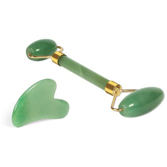 Gesicht-Roller Set aus Jade 1 Stück