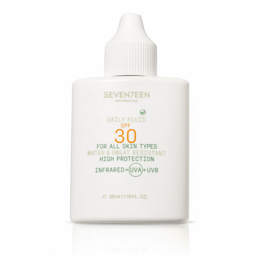 Seventeen Daily Fluid Loțiune Antisolară Waterproof Pentru Față SPF30 35ml
