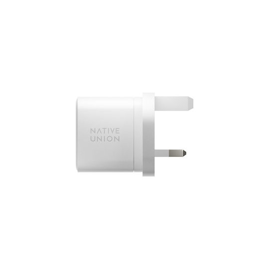 Native Union Wireless Charger GaN With 2 USB-C Output Ports 35W Power Delivery White Fast UK