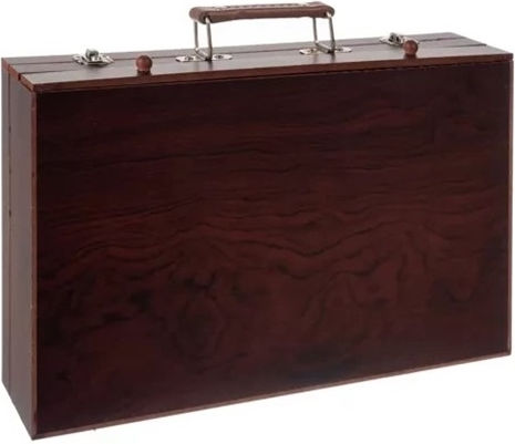Комплект за рисуване дървен 38x23.5см 129 броя