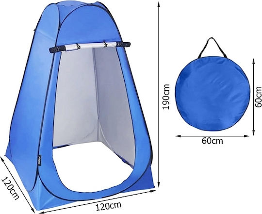Cort De Camping Pentru Toaletă Albastru