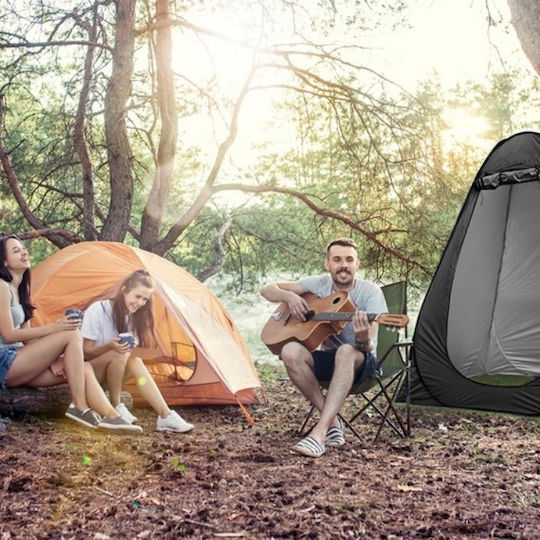Sommer Campingzelt Pop Up Toilette Schwarze 190x110x110cm