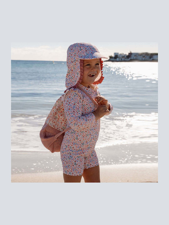 Little Dutch Kids One-Piece Swimsuit With Long Sleeve Dreamy Flowerfield