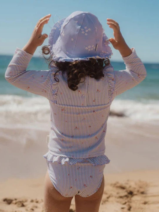 Little Dutch Kids Swimwear Rashguard with Long Sleeve Purple