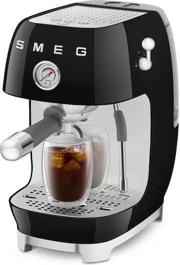 Smeg Espressomaschine 1650W Druck 15bar ECF03BLEU