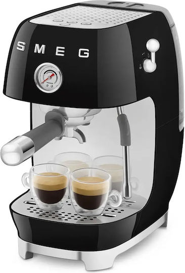 Smeg Espressomaschine 1650W Druck 15bar ECF03BLEU