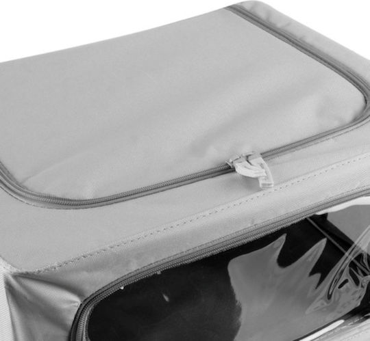 Fabric Storage Box for Blanket/Duvet in Gray Color